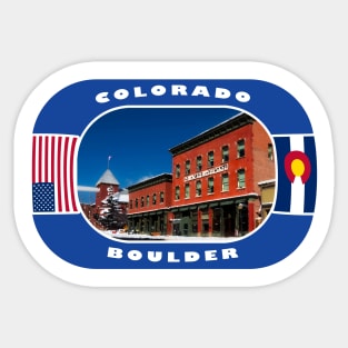 Colorado, Boulder City, USA Sticker